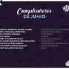 Cumpleañeros Junio 2018